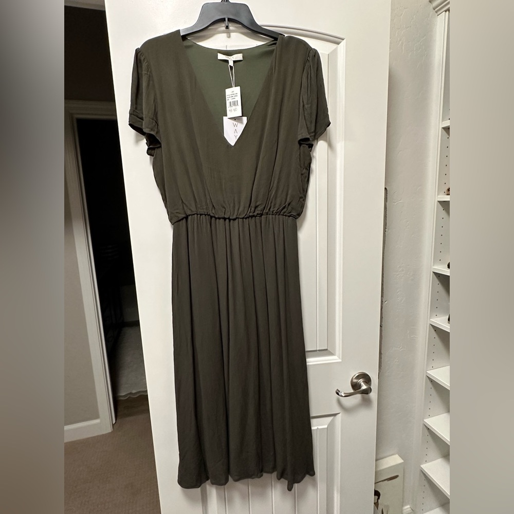 WAYF NWT midi A-line dress